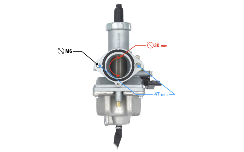 Gaźnik PZ30 Ssanie Na Dźwignię 250ccm