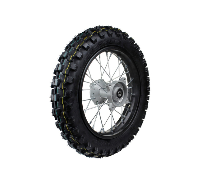 Koło 80/100-12 tylne kompletne pitbike MRF eR 1.6 MX SM MRF eR 2.0 MX SM