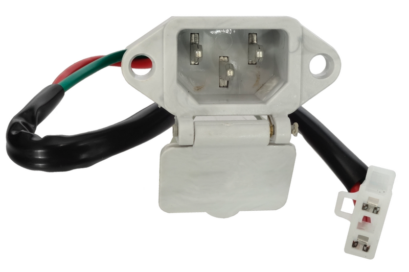 Gniazdo ładowania z klapką skuter elektryczny