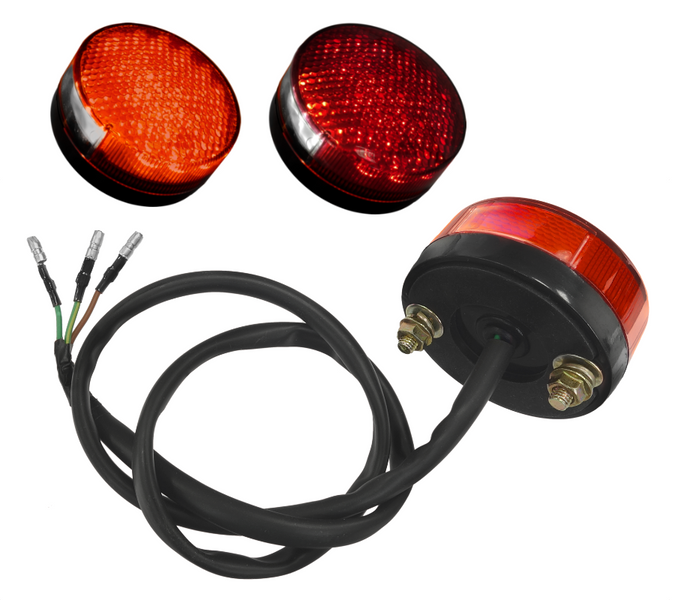 Lampa tylna tył LED okrągła uniwersalna