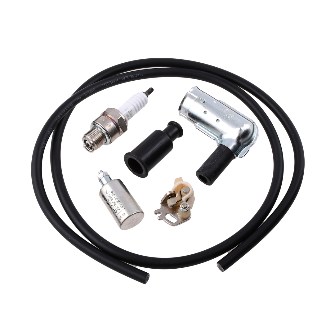 Zestaw części do zapłonu Simson platynki kondensator przewód świeca fajka MZA