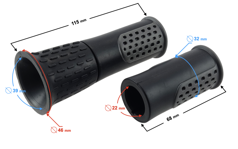 Komplet manetek L+P Quad ATV Barton 500G