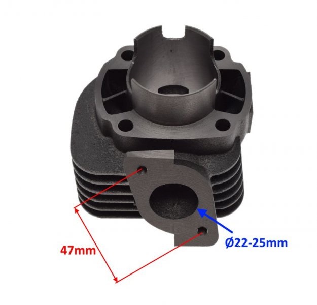 Cylinder 2T 70cc tłok 47mm Romet Zipp Keeway Barton