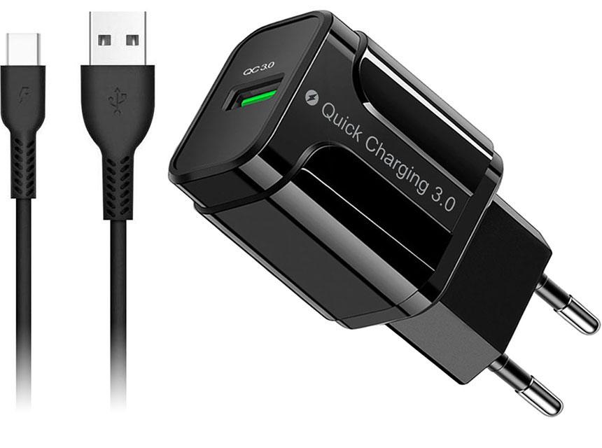 Ładowarka Sieciowa Telefon QC 3.0 Kabel USB typ-C