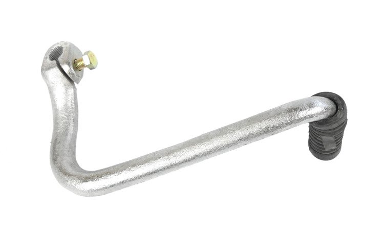 Dźwignia rozrusznika chrom simson s51 s60 s70 guma