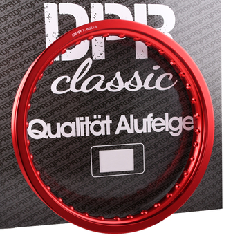 Obręcz koła 1,85x16 aluminiowa czerwona Simson MZ ETZ DPR Classic