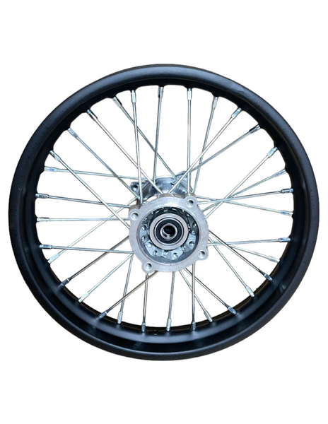 Felga 14 cali tył 1.85x14 stalowa pitbike Kayo TT 125 140 160 MRF 120 140