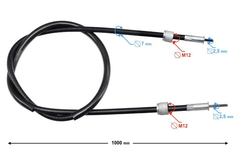 Linka licznika skutera Barton Challenger 2 102cm