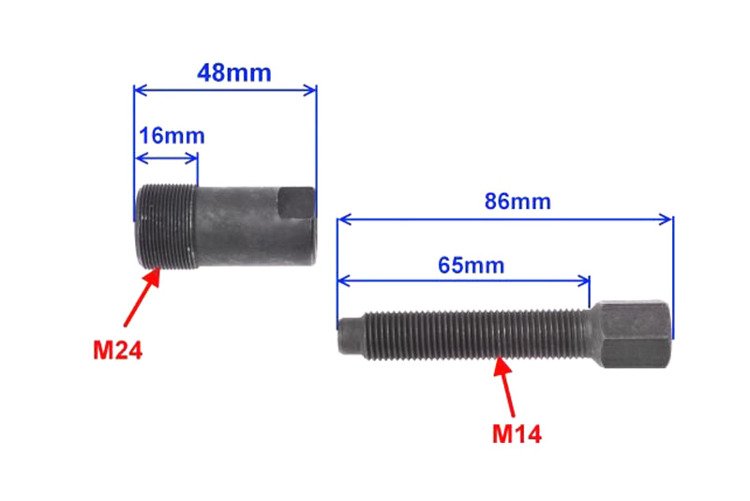 Ściągacz magneta koła zamachowego 4t prawy m24