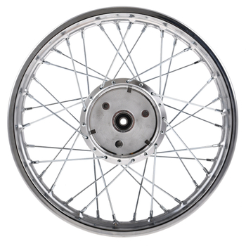 Koło jezdne 1,60x16 Simson S50 S51 chromowana obręcz oraz szprychy