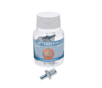 Śruba regulacji linki 7 mm rowerowa alu moto