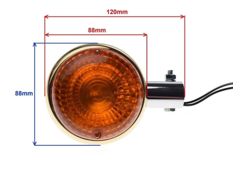 Kierunkowskaz do yamaha xv250 1100 złota ramka
