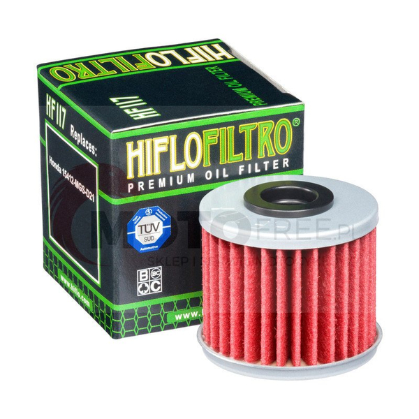 Hiflo filtr oleju HF117 Honda SXS NC CRF GL