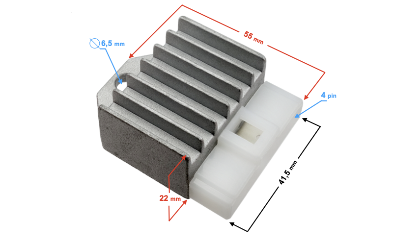 Regulator napięcia skuter 4t Challanger Yiben