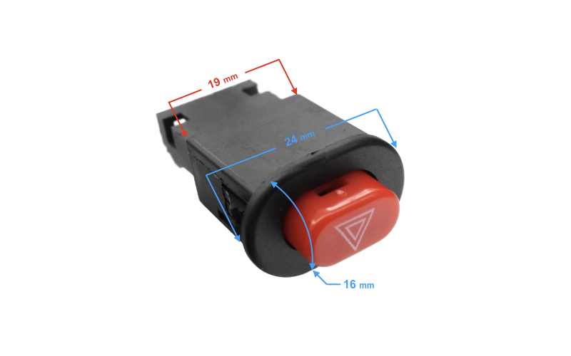 Przełącznik Włącznik Świateł Awaryjnych Barton QT4
