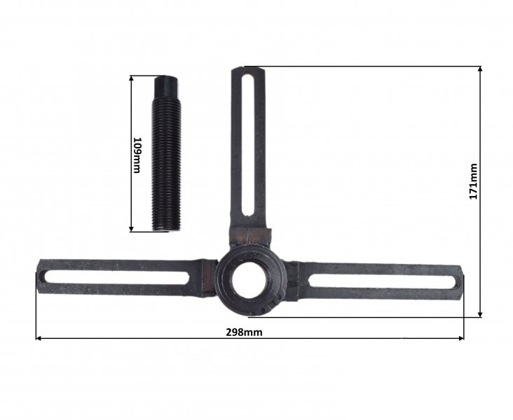 Zestaw narzędzi do montażu i demontażu wału korobowego