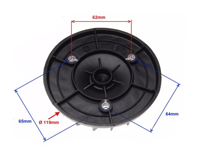 Wentylator chłodzenie magneta Piaggio Zip 50 4T 2T