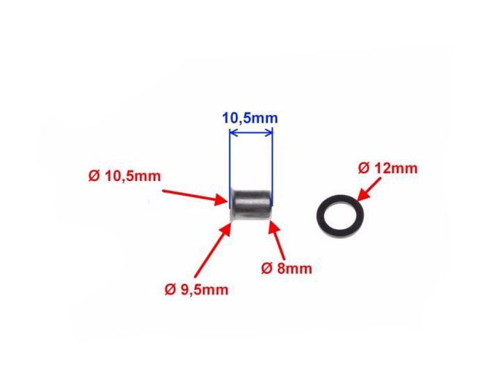 Tulejka kanału olejowego 139fmb czoper quad atv 