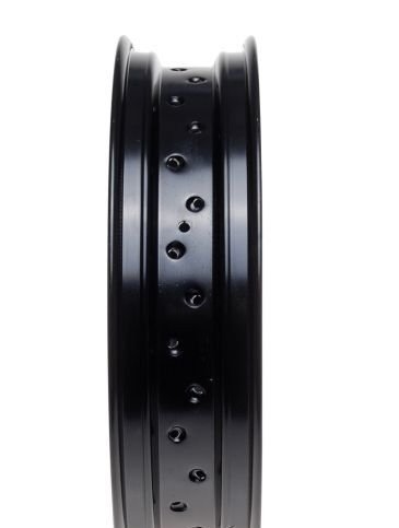 Obręcz koła 17x3,50 36 szprych aluminium czarna