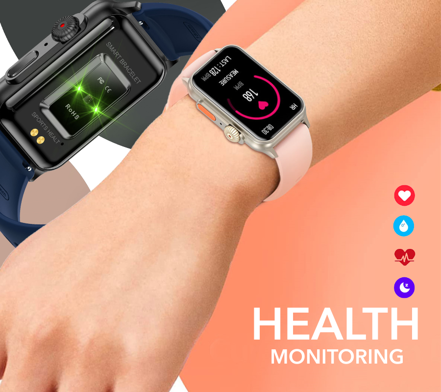 Smartwatch zegarek Rubicon damski RNCF06 różowy