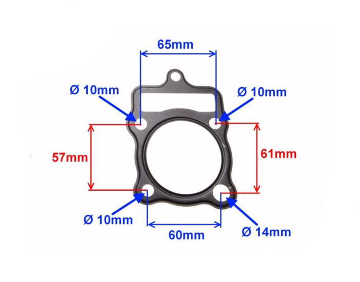 Uszczelki głowicy i cylindra 4t loncin 150
