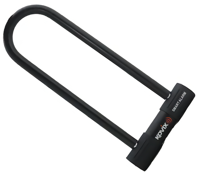 Kłódka U-Lock  z Alarmem KOVIX KTL14-300 Czarna