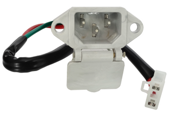 Gniazdo ładowania z klapką skuter elektryczny