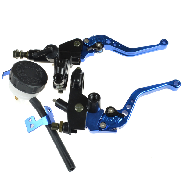 Dźwignie Klamki Hamulca Sprzęgła Niebieskie Pompa