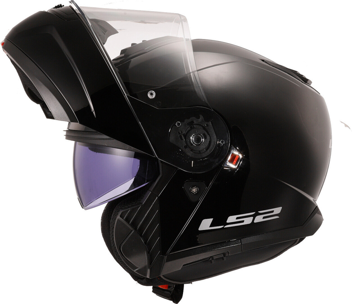 Kask szczękowy LS2 FF908 STROBE II SOLID BLACK homologacja ECE 22.06