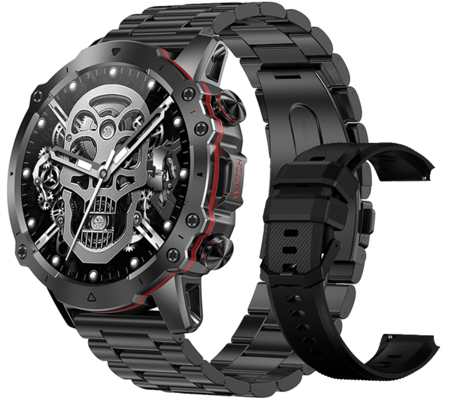 Smartwatch zegarek męski Rubicon RNCF18 tryby sportowe puls kroki SMS alarm