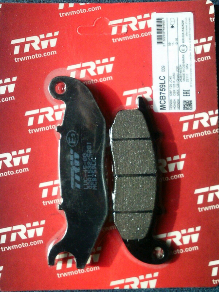 TRW klocki hamulcowe KH375 HONDA CBF CBR 125