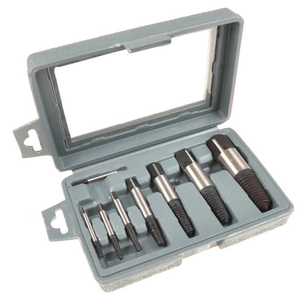 Wykrętaki do zerwanych śrub zestaw 8 sztuk