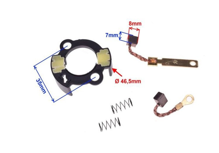 Zestaw naprawczy rozrusznika atv 50 110 125 dolny