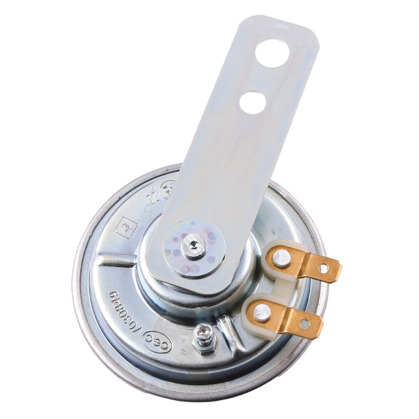 Klakson sygnał dźwiękowy 12V uniwersalny srebrny DPR Classic