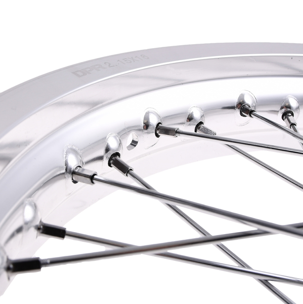 Koło jezdne 2,15x16 Simson S51 alu szprychy chrom DPR