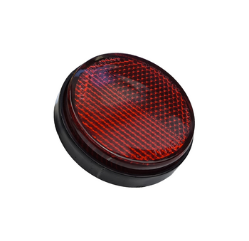 Odblask okrągły czerwony homologacja M6 śr. 59mm