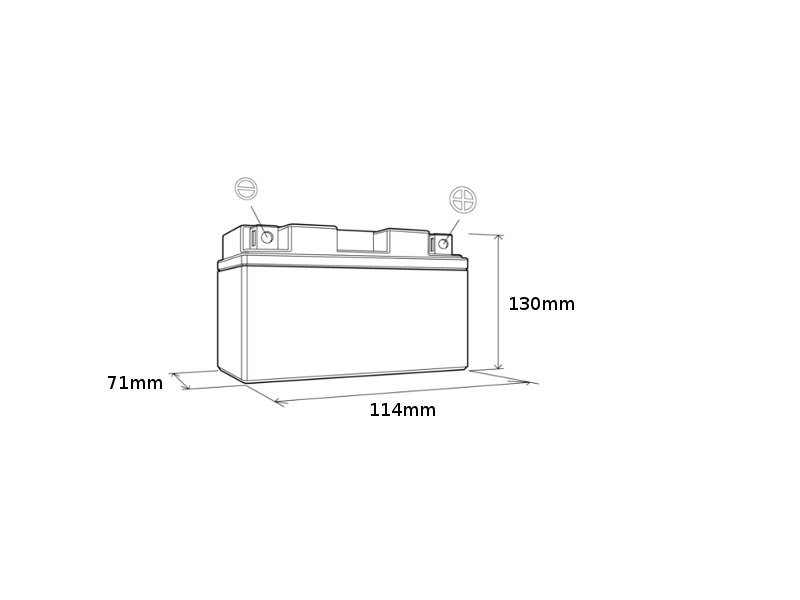 Landport Akumulator Żelowy GTX7-3 12V 6Ah