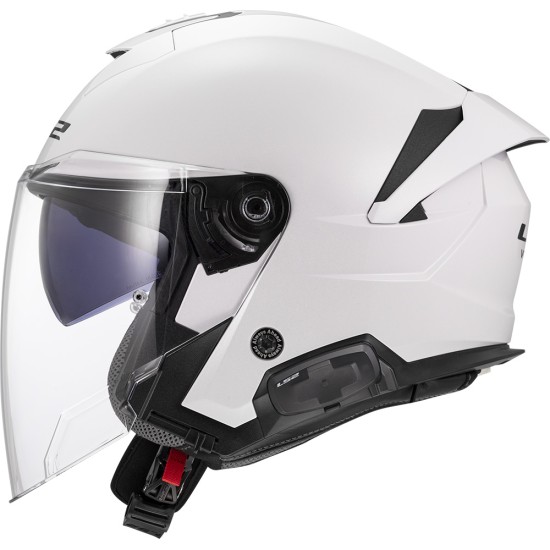Kask otwarty LS2 OF618 Verso II Solid White homologacja ECE 22.06