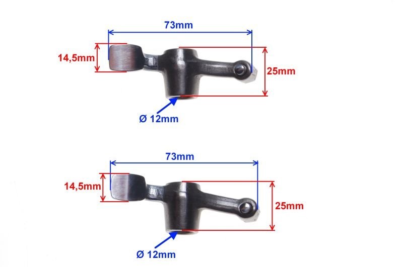 Dźwigienki zaworowe silnik 156FMI Romet Junak Zipp