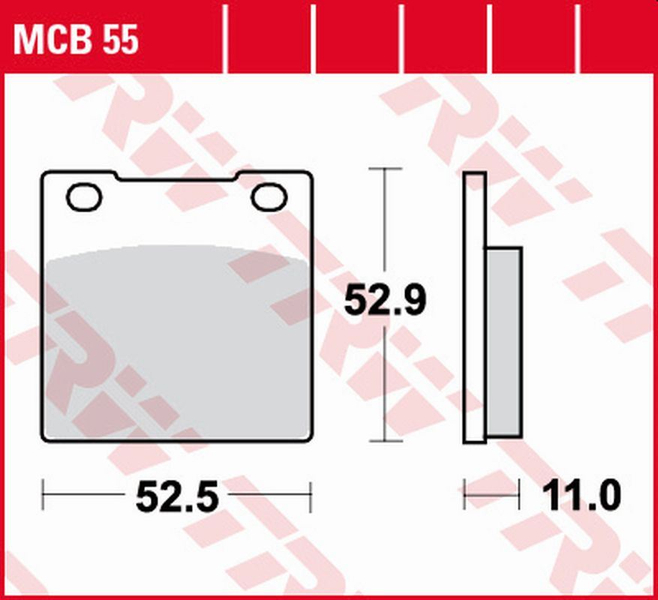TRW klocki hamulcowe KH031 HONDA CB 250 400 650 75