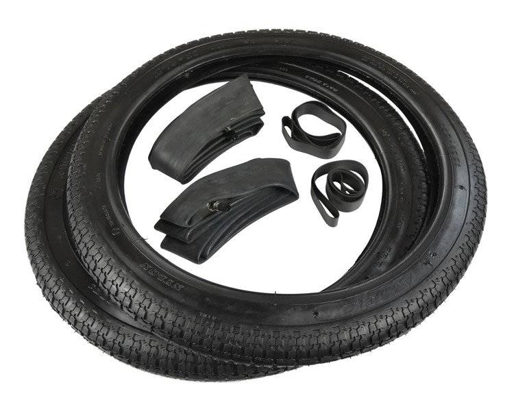 Opona dętka fartuch 17 x 2.25 Romet Komar Ogar 200