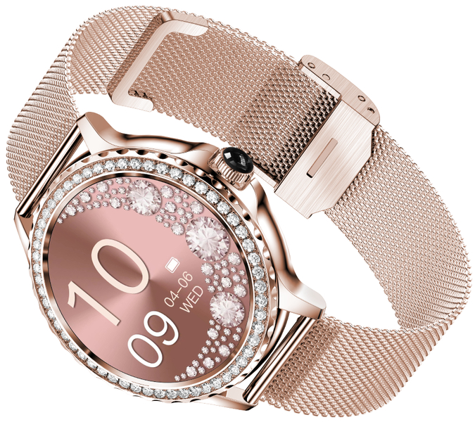 Smartwatch zegarek Rubicon damski RNCF19 tryby sportowe SMS kroki puls