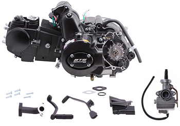 Silnik 125cc 152FMI BTS + gaźnik PZ22 4T Junak Romet Barton Zipp Benzer
