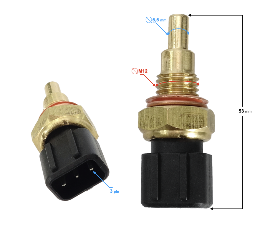 Czujnik temperatury do motocykli VOGE