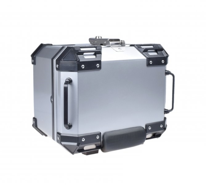 Kufer centralny srebrny Awina 35l 40x36x32,5cm skuter motorower motocykl