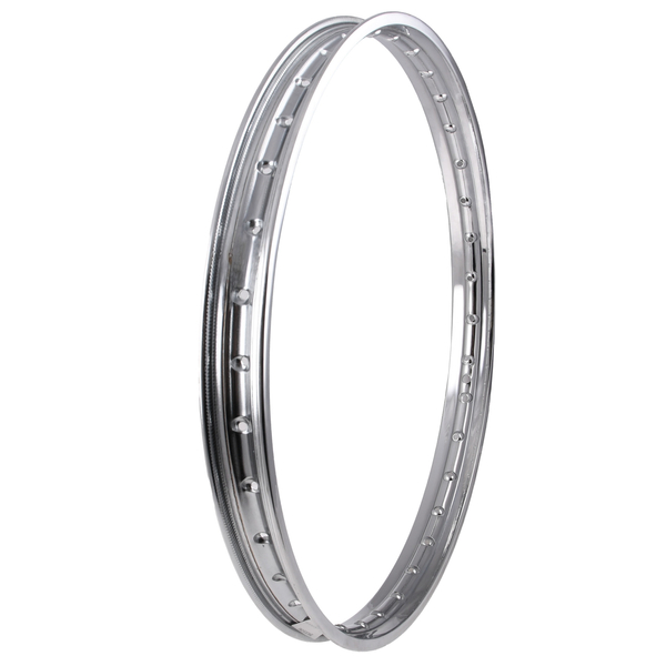 Obręcz koła 19 cali stalowa chromowana zaplot jak w oryginale Romet Komar DPR Classic