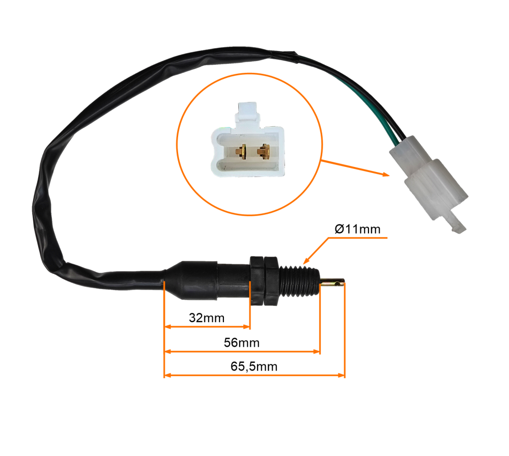 Czujnik hamulca stopu tył z przewodem Suzuki GN125
