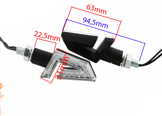 Kierunkowskazy led 15 diod Suzuki Kawasaki Honda Aprilia Yamaha BMW Ducati