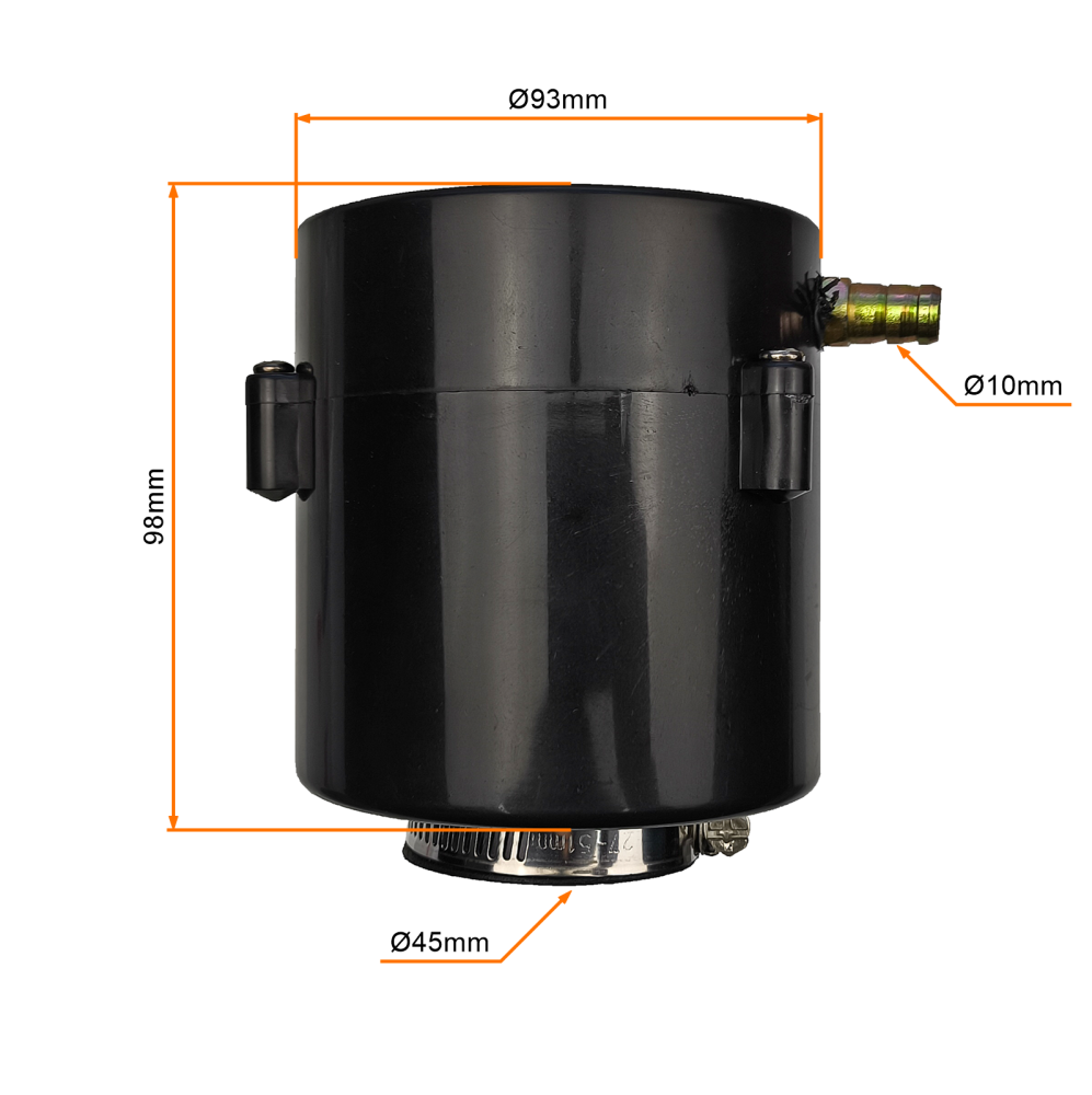 Filtr powietrza tuba 45mm quad atv Bashan 150 200 250 chińskie atv