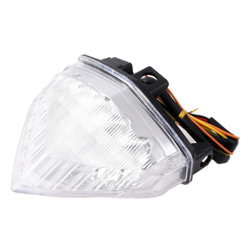 Lampa tylna Led uniwersalna biała z kierunkowskazami Racing Force